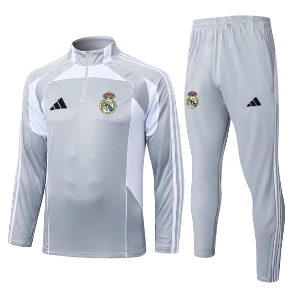 Sudadera De Training Real Madrid 2026/27 Gris